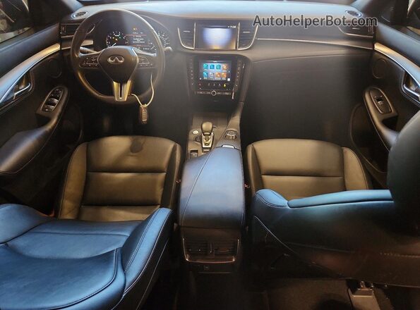 3PCAJ5J34NF105589 2022 INFINITI QX55 Black Vista del salpicadero