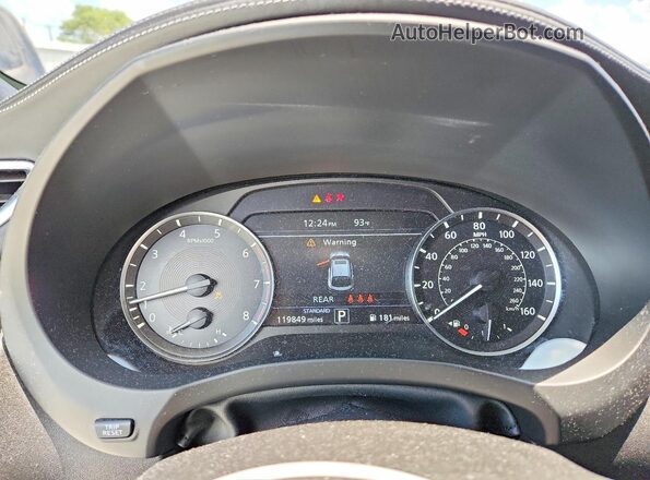 3PCAJ5J3XNF105516 2022 INFINITI QX55 Black Vista del cuadro de instrumentos