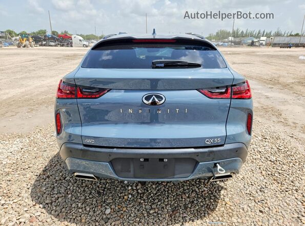 3PCAJ5JR0RF113182 2024 INFINITI QX55 Blue Vista trasera