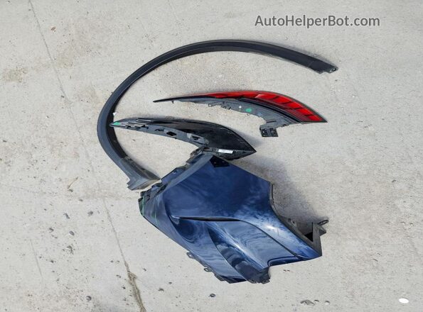 3PCAJ5JR6PF115578 2023 INFINITI QX55 Blue Widok naklejki z numerem VIN