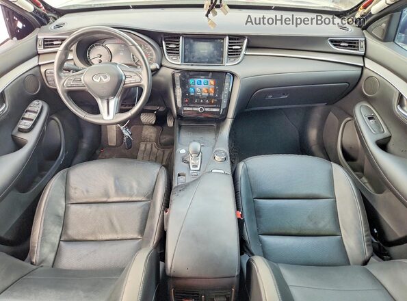 3PCAJ5JR6PF115578 2023 INFINITI QX55 Blue Widok deski rozdzielczej