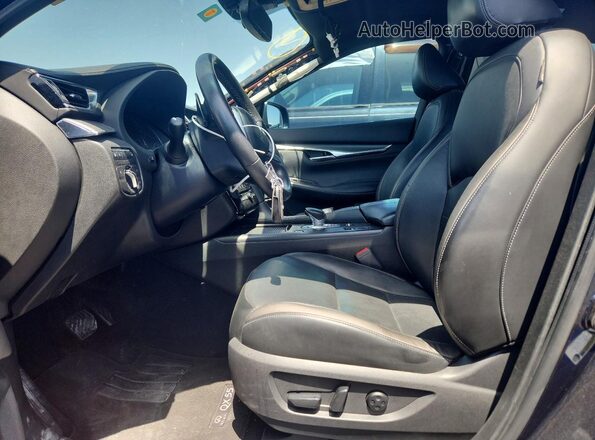 3PCAJ5JR6PF115578 2023 INFINITI QX55 Blue Widok wnętrza z przodu
