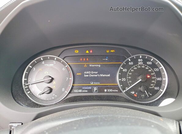 3PCAJ5LR9PF114664 2023 INFINITI QX55 Silver Vista del cuadro de instrumentos