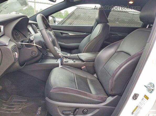 3PCAJ5LR9PF114664 2023 INFINITI QX55 Silver Vista interior delantera