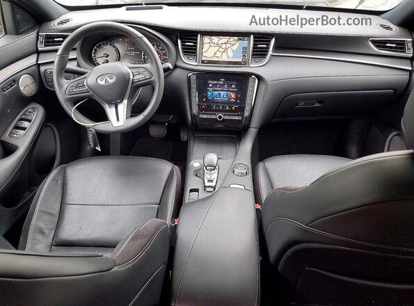 3PCAJ5LR9PF114664 2023 INFINITI QX55 Silver Vista del salpicadero