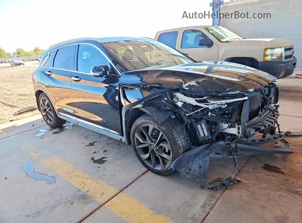 3PCAJ5M10KF113419 2019 INFINITI QX50 Black წინა მარჯვენა
