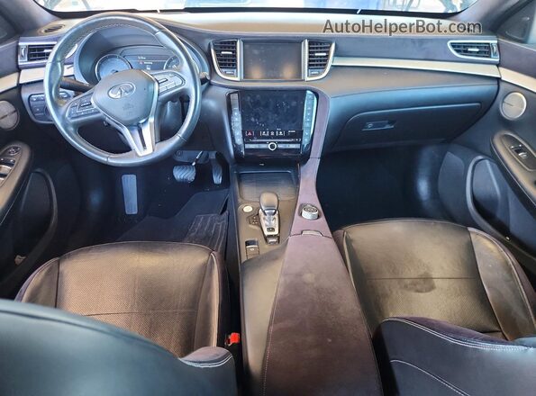 3PCAJ5M10KF113419 2019 INFINITI QX50 Black წინა პანელის ხედი
