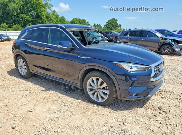 3PCAJ5M10KF117017 2019 INFINITI QX50 Blue Передня права чверть