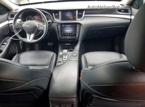 3PCAJ5M10LF119657 2020 INFINITI QX50 Black წინა პანელის ხედი