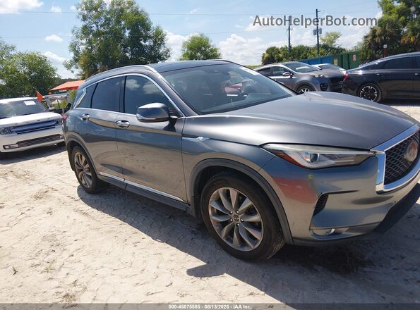 3PCAJ5M11KF132240 2019 INFINITI QX50 Gray Widok wnętrza z tyłu