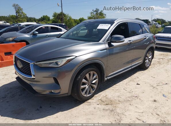 3PCAJ5M11KF132240 2019 INFINITI QX50 Gray Przód lewy