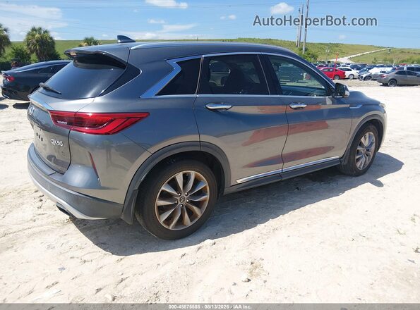 3PCAJ5M11KF132240 2019 INFINITI QX50 Gray Tył prawy