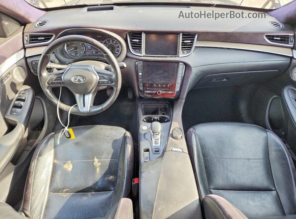 3PCAJ5M12KF103801 2019 INFINITI QX50 Black Dashboard view
