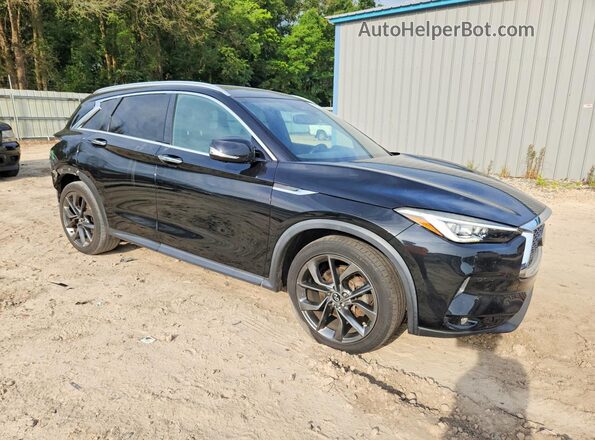 3PCAJ5M12KF103801 2019 INFINITI QX50 Black Front right