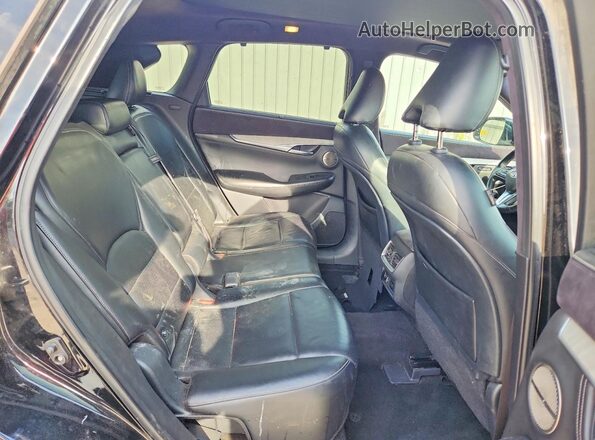3PCAJ5M12KF103801 2019 INFINITI QX50 Black Rear seats view