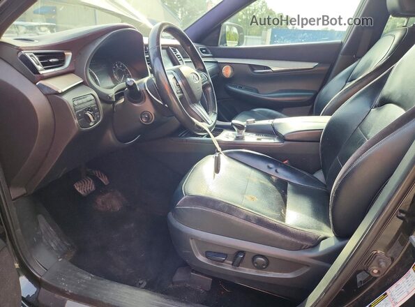 3PCAJ5M12KF103801 2019 INFINITI QX50 Black Front interior view
