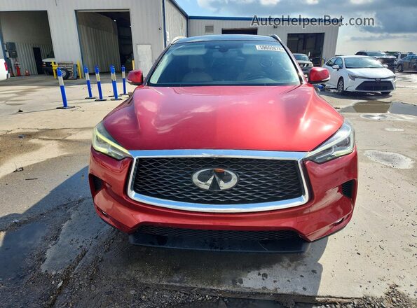3PCAJ5M13KF107629 2019 INFINITI QX50 Red Front view