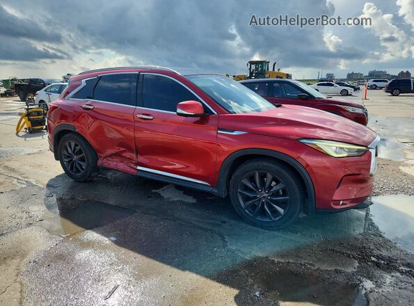 3PCAJ5M13KF107629 2019 INFINITI QX50 Red Front right