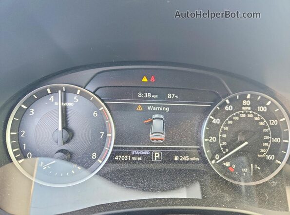 3PCAJ5M13KF137780 2019 INFINITI QX50 Gray Instrument cluster view
