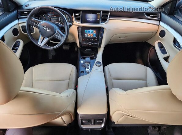 3PCAJ5M13LF111178 2020 INFINITI QX50 Белый Вид панели приборов