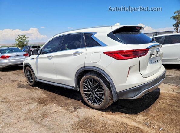 3PCAJ5M13LF111178 2020 INFINITI QX50 Белый Задняя левая четверть
