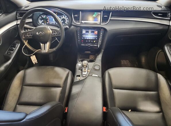 3PCAJ5M13LF120947 2020 INFINITI QX50 Gray Dashboard view