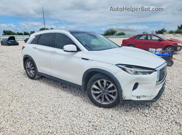 3PCAJ5M14LF102490 2020 INFINITI QX50 White Delantero derecho
