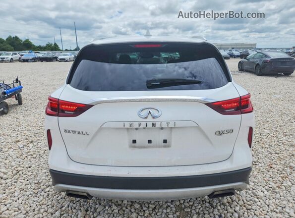 3PCAJ5M14LF102490 2020 INFINITI QX50 White Vista trasera