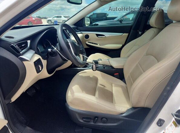 3PCAJ5M14LF102490 2020 INFINITI QX50 White Vista interior delantera