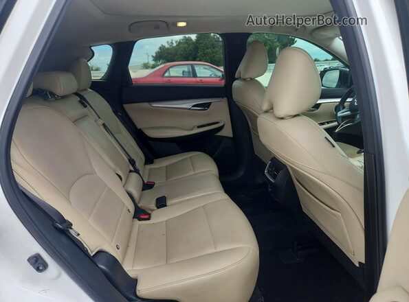 3PCAJ5M14LF102490 2020 INFINITI QX50 White Vista interior trasera