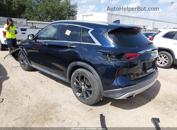 3PCAJ5M15KF103419 2019 INFINITI QX50 Blue Tył lewy