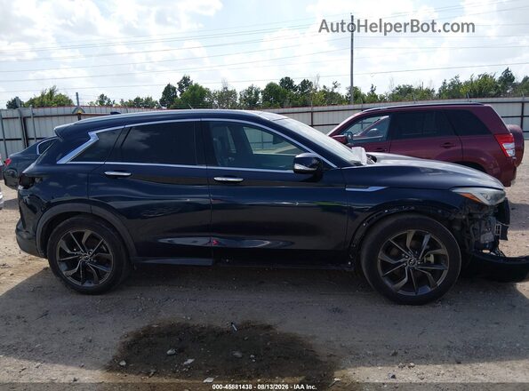 3PCAJ5M15KF103419 2019 INFINITI QX50 Blue Widok wnętrza z tyłu