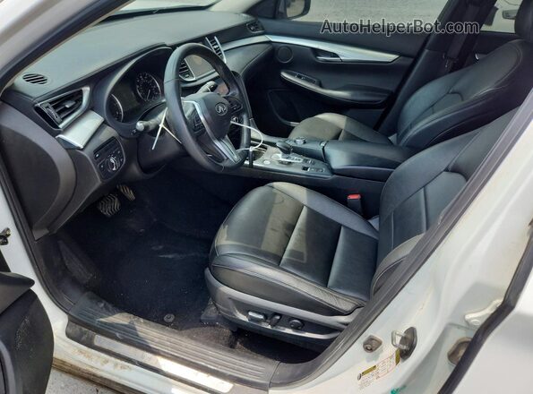 3PCAJ5M15KF130992 2019 INFINITI QX50 Белый Вид панели приборов