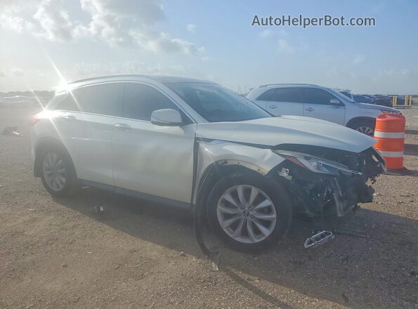 3PCAJ5M17KF108184 2019 INFINITI QX50 White Передня права чверть