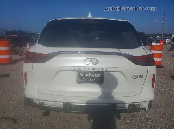 3PCAJ5M17KF108184 2019 INFINITI QX50 White Вид ззаду