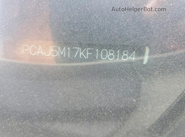 3PCAJ5M17KF108184 2019 INFINITI QX50 White Вид наклейки з VIN-кодом