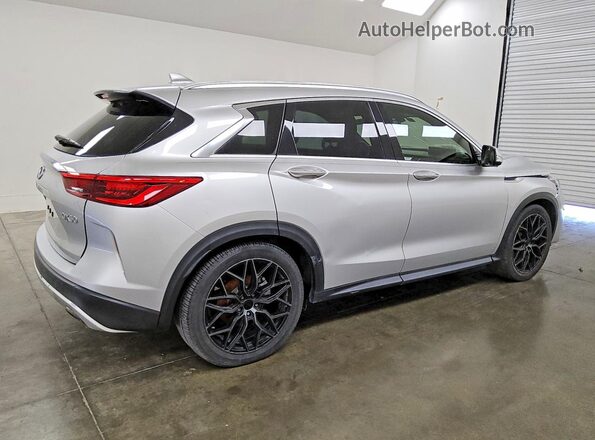 3PCAJ5M17KF112073 2019 INFINITI QX50 Серебряный Задняя правая четверть