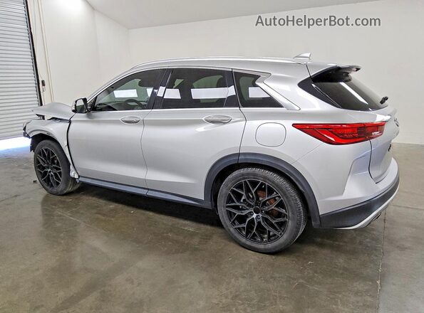 3PCAJ5M17KF112073 2019 INFINITI QX50 Серебряный Задняя левая четверть