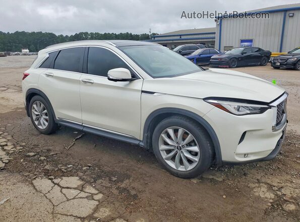 3PCAJ5M17KF117760 2019 INFINITI QX50 Белый Передняя правая четверть