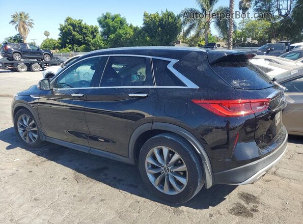 3PCAJ5M17LF110180 2020 INFINITI QX50 Черный Задняя левая четверть