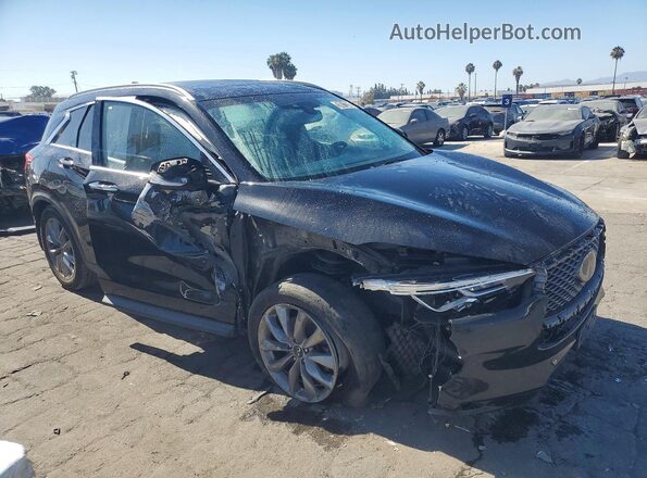 3PCAJ5M17LF110180 2020 INFINITI QX50 Черный Передняя правая четверть