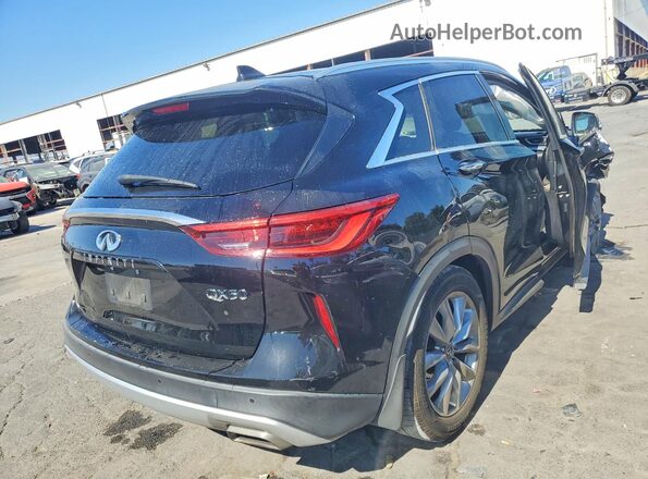 3PCAJ5M17LF110180 2020 INFINITI QX50 Черный Задняя правая четверть