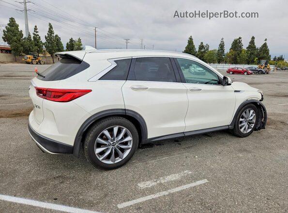 3PCAJ5M19KF130770 2019 INFINITI QX50 White უკანა მარჯვენა
