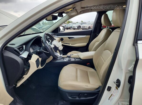 3PCAJ5M19KF130770 2019 INFINITI QX50 White წინა სალონის ხედი