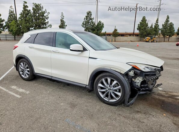 3PCAJ5M19KF130770 2019 INFINITI QX50 White წინა მარჯვენა