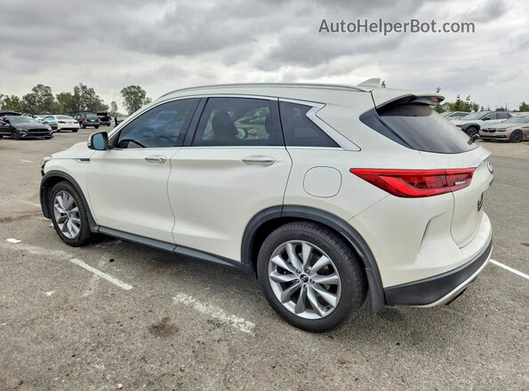 3PCAJ5M19KF130770 2019 INFINITI QX50 White უკანა მარცხენა
