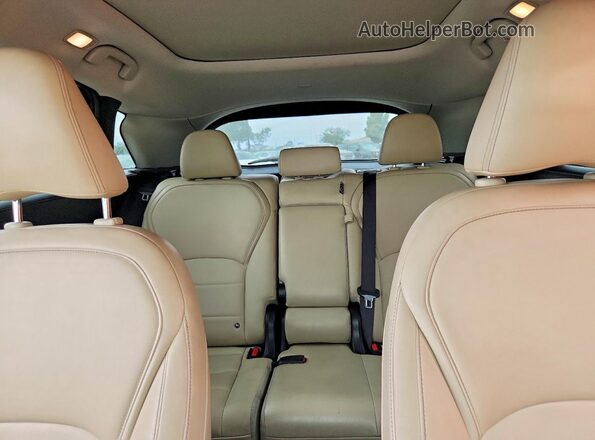 3PCAJ5M19KF130770 2019 INFINITI QX50 White უკანა სავარძლების ხედი