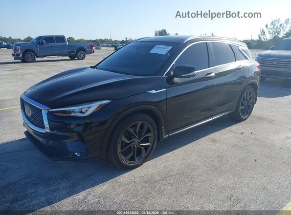 3PCAJ5M19KF139663 2019 INFINITI QX50 Black Vista tres cuartos delantera izquierda