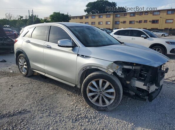 3PCAJ5M1XKF107417 2019 INFINITI QX50 Silver Delantero derecho