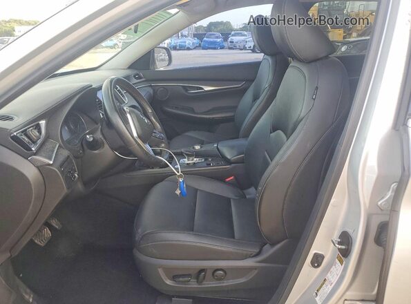 3PCAJ5M1XKF107417 2019 INFINITI QX50 Silver Vista interior delantera